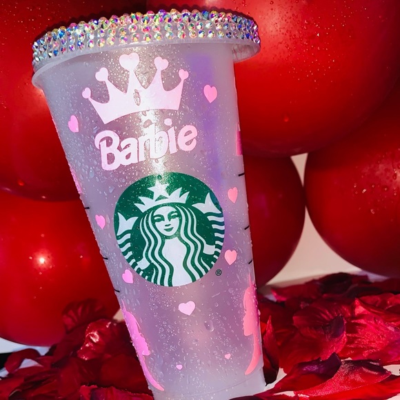 24oz Starbucks Barbie Tumbler - Picture 2 of 3